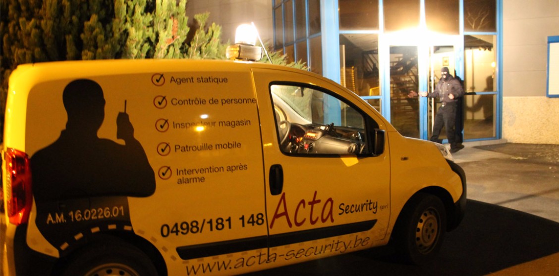 Acta-Security | voiture de gardiennage mobile pour contrôler