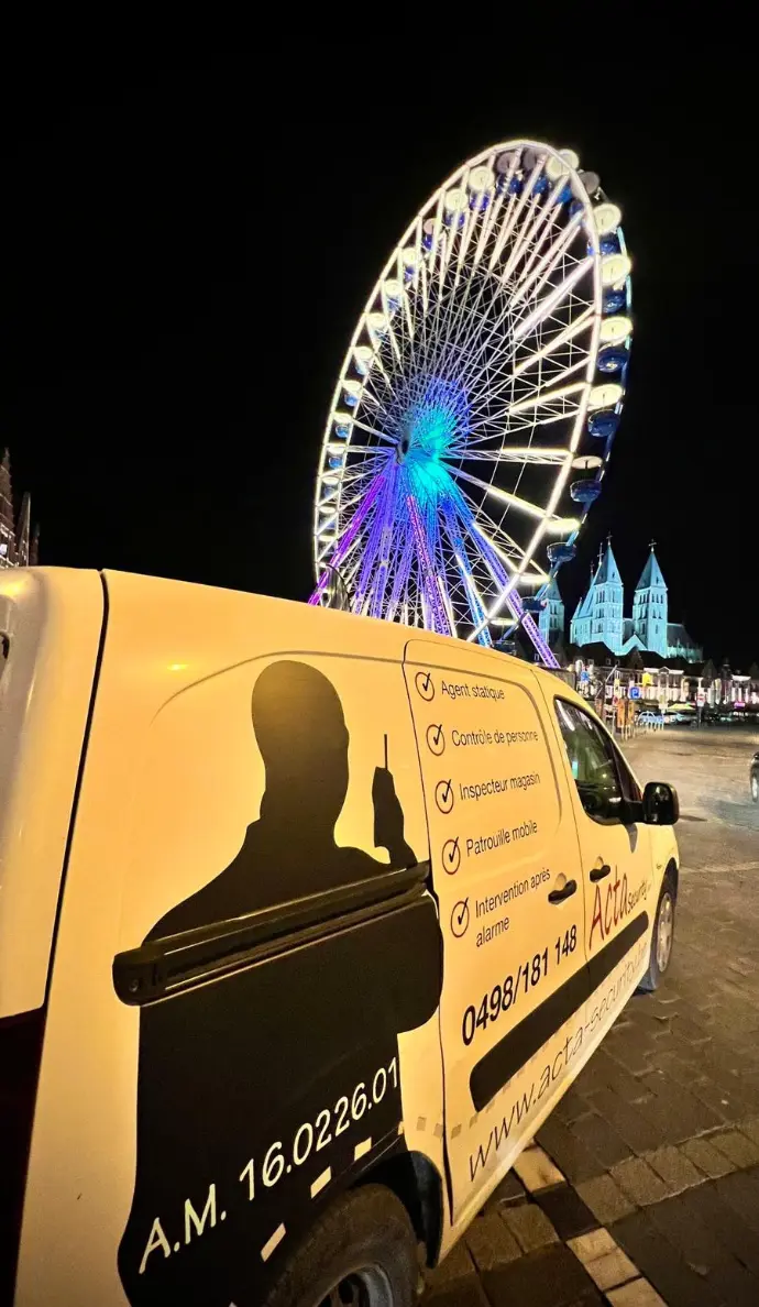 Acta Security | Voiture de gardiennage à Tournai